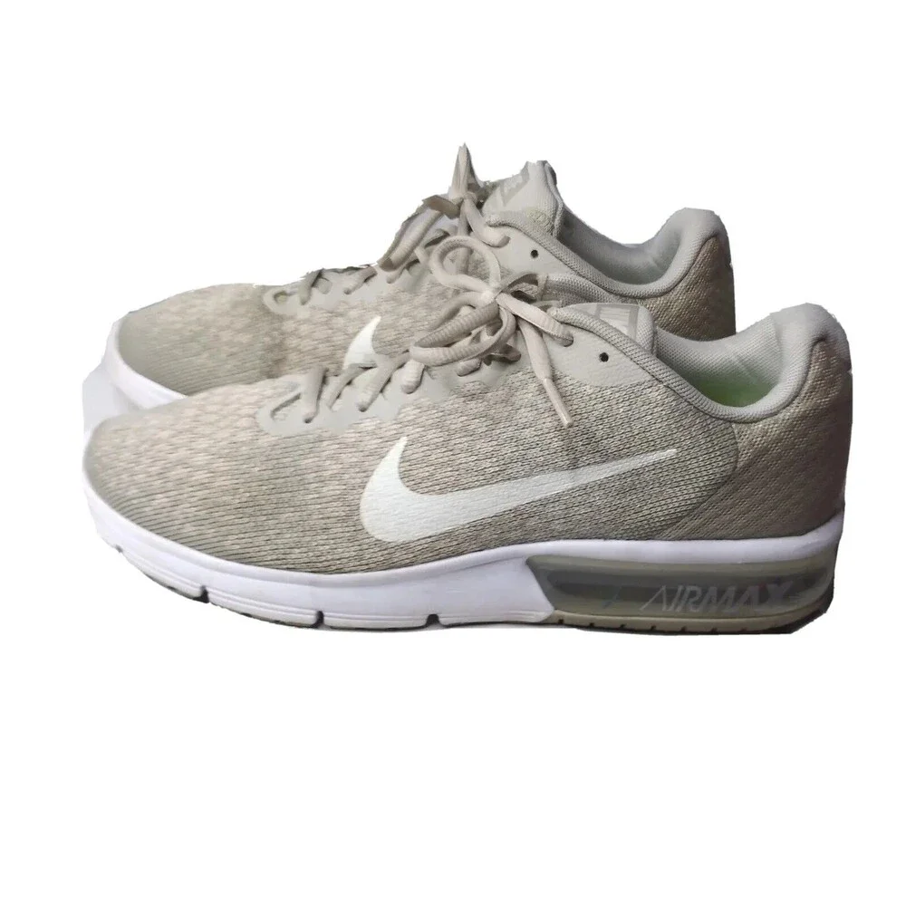 Nike Air Max Sequent 2 Shoes Women's Size 11 Platinum Grey Bone